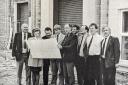 Memories June, 1993 - Pictured are members of Kesh Development Association looking over plans outside the Enterprise Centre.