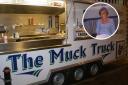 The Muck Truck. Inset. Josie McAlonan.