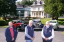 Members of Erne Vintage Car Club, George Ogle, with his 1937 Morris 8 Tourer; Stanley Moffatt, with his 1936 Rolls Royce 20-25 and Noel Grainger with his 1963 Wolseley.