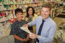 Pictured at McGovern’s Pharmacy in Derrylin are Caroline O’Hagan, senior business manager at Danske Bank, Oonagh Murtagh, Head of South Business Centre at Danske Bank and Neil McConnell from Pillbox Pharmacy