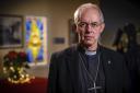 The Archbishop of Canterbury, the Most Rev. Justin Welby, delivering his New Year's message on BBC One on Monday, January 1. Photo: BBC/Jason Bye/PA Wire.