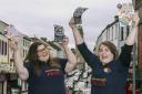 Geraldine McGovern and Bernie Smith, launching The Fermanagh Pride, Festival 2024.