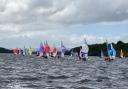 Big winds on day one of the GP14 Irish Championships on Lower Lough Erne.