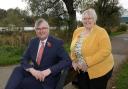 Tom Elliott and Rosemary Barton, UUP, who are standing in the forth coming election next year..