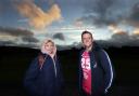 ASDA Enniskillen Tickled Pink Cuilcagh Boardwalk- Yvonne Fallis and Simon Harron.