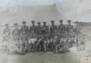 Officers of the Royal Inniskilling Fusiliers Donegal Militia at Finner Camp in 1907. Provided courtesy of the Inniskillings Museum, Enniskillen.