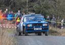 Shane McGirr in action in his newly-built Lada at the Grizedale Stages Rally. PHOTO: Pete Owens
