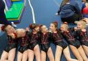 Level 3 girls are all smiles at the NI Aspire Championships.