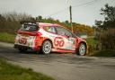 Garry Jennings slides his new Rally 2 Fiesta around a tricky hairpin