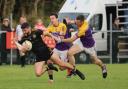 Erne Gaels and Derrygonnelly clash for the New York Cup