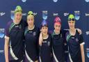 Mount Lourdes Junior Swimmers: Ava Neal, Myleene Leonard, Fianna Mohan, Rebecca Curran, Sophie Hanna.