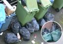 Overflowing bins at Cornagrade were not lifted for almost five weeks.