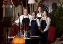 Pascal Brissaud and staff at Watermill Lodge.