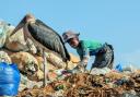 Will all be 'well in the end' for people like this woman? She, and the vulture, are both scavengers pictured at Kiteezi Landfill site, Kampala, Uganda, in February - both looking for what they need to survive. Photo by Laurence Speight.