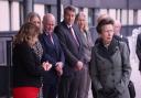 Princess Anne meets members of the Board of Governors at South West College (SWC).