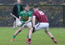 Ronan Ormsby on the ball for Irvinestown