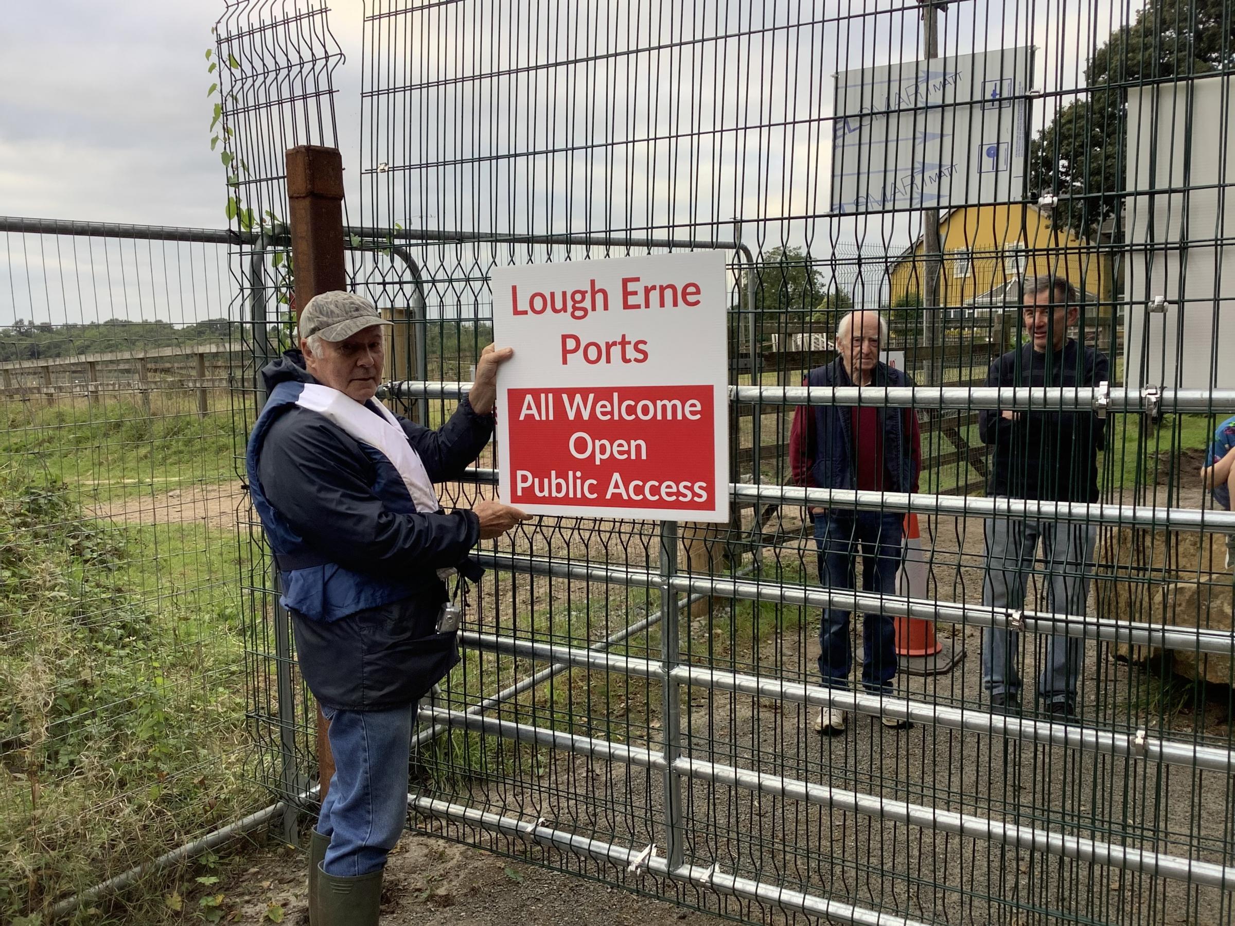 Third protest calls for action at Lough Erne blockade