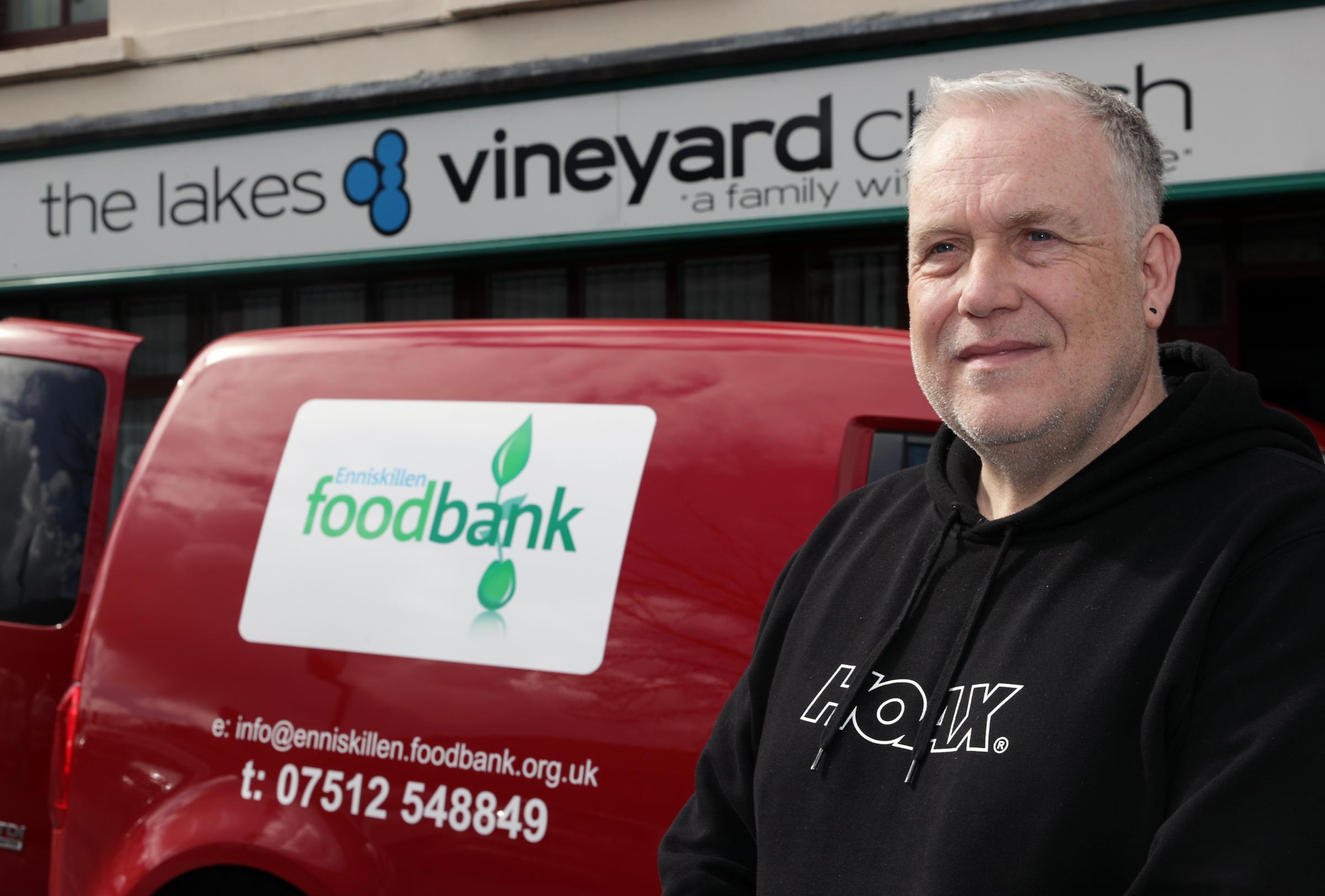 John Shades, Food Bank Manager, Enniskillen. Photo: John McVitty