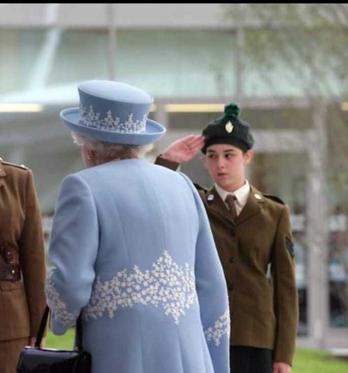 Janice Kenny shared a photograph of her late daughter Amy Kenny, who met The Queen during her visit to Enniskillen in 2012, when she held the role of Lord Lieutenants Cadet.