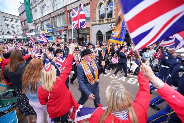Northern Ireland centenary parade