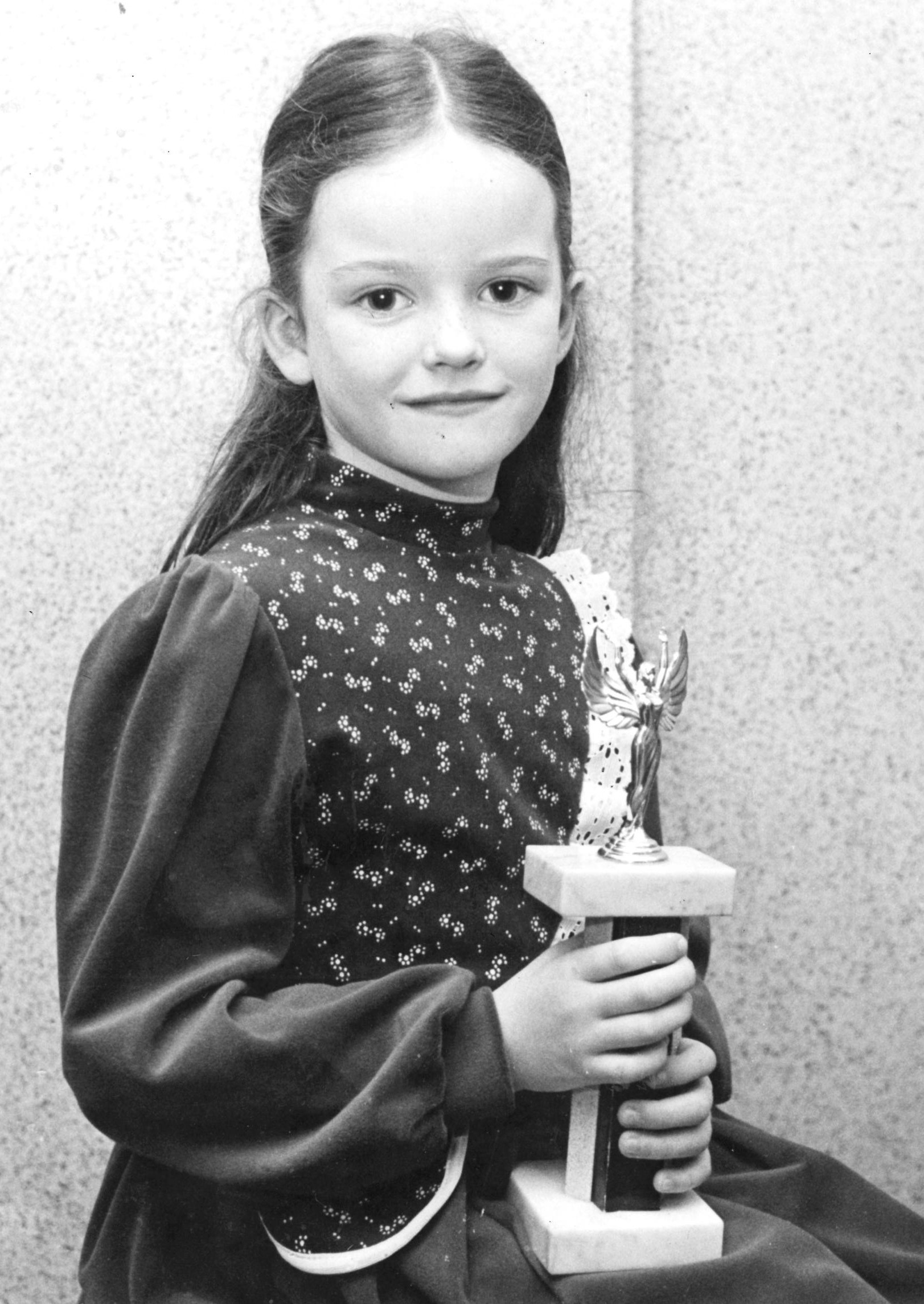 Claire Falconer won a trophy for poetry at the Fermanagh Feis in 1985.