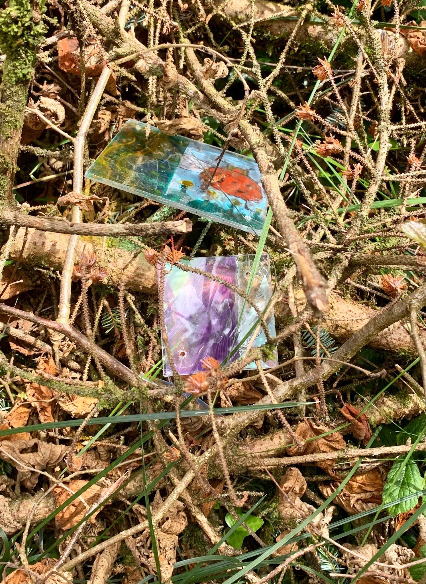 Artworks which formed part of the Sliabh Beagh Arts trail were vandalised over the weekend.