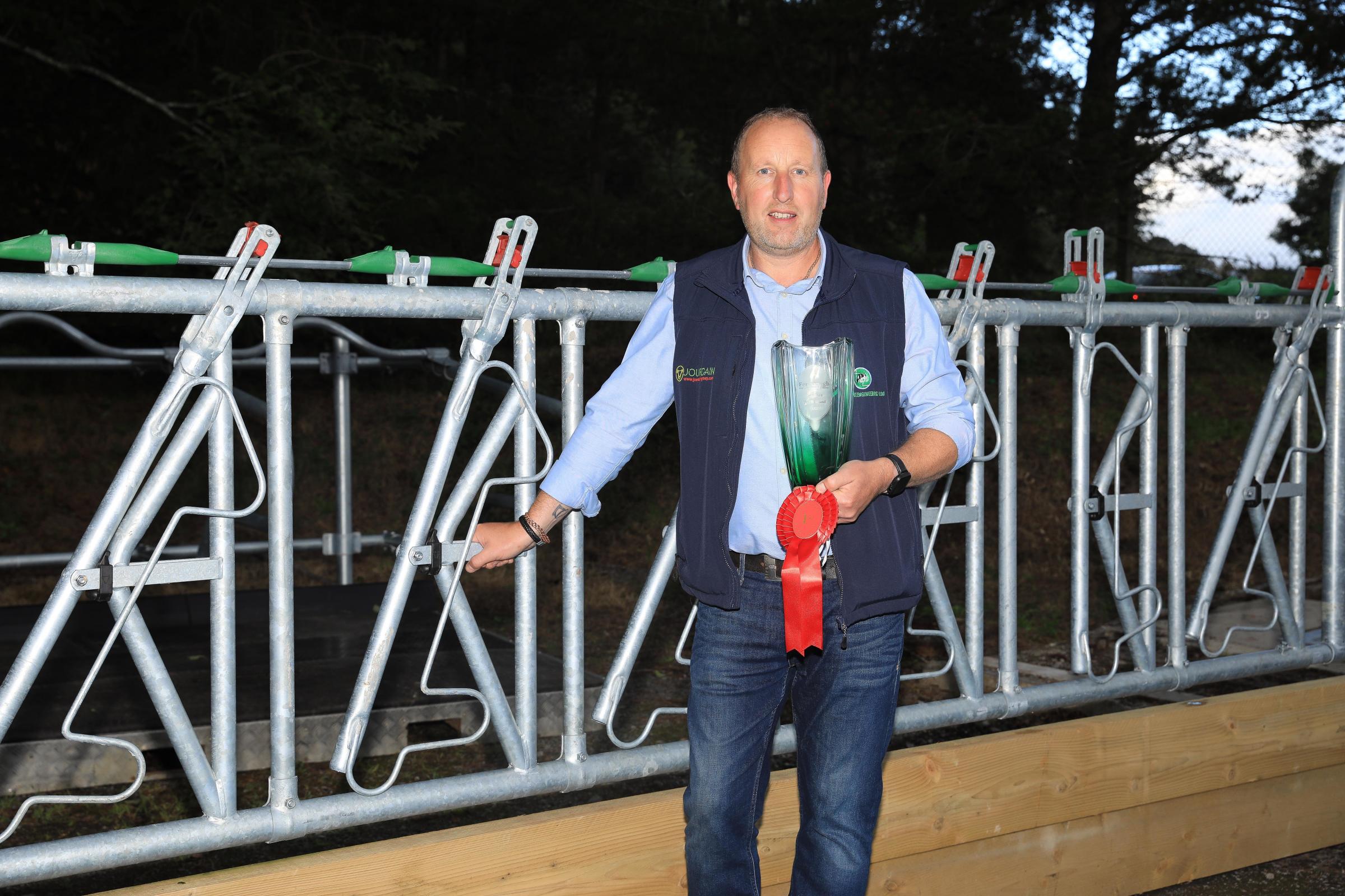 Alan Robinson of Teemore Engineering who won the Best Outdoor Stand