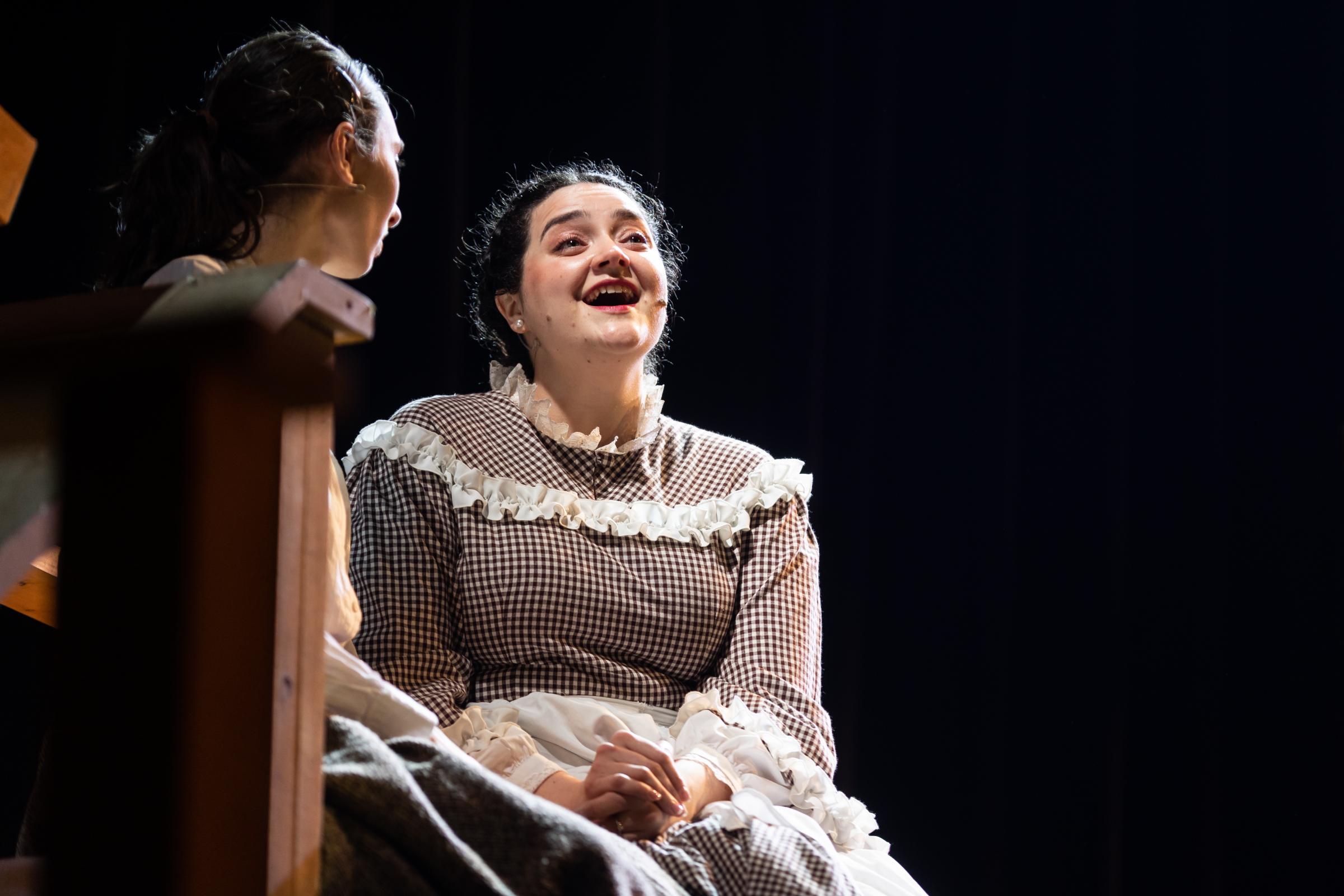 Emily Tracey as Marmee March in the Royal Conservatoire of Scotlands production of Little Women. Photo: Royal Conservatoire of Scotland/Robbie McFadzean.