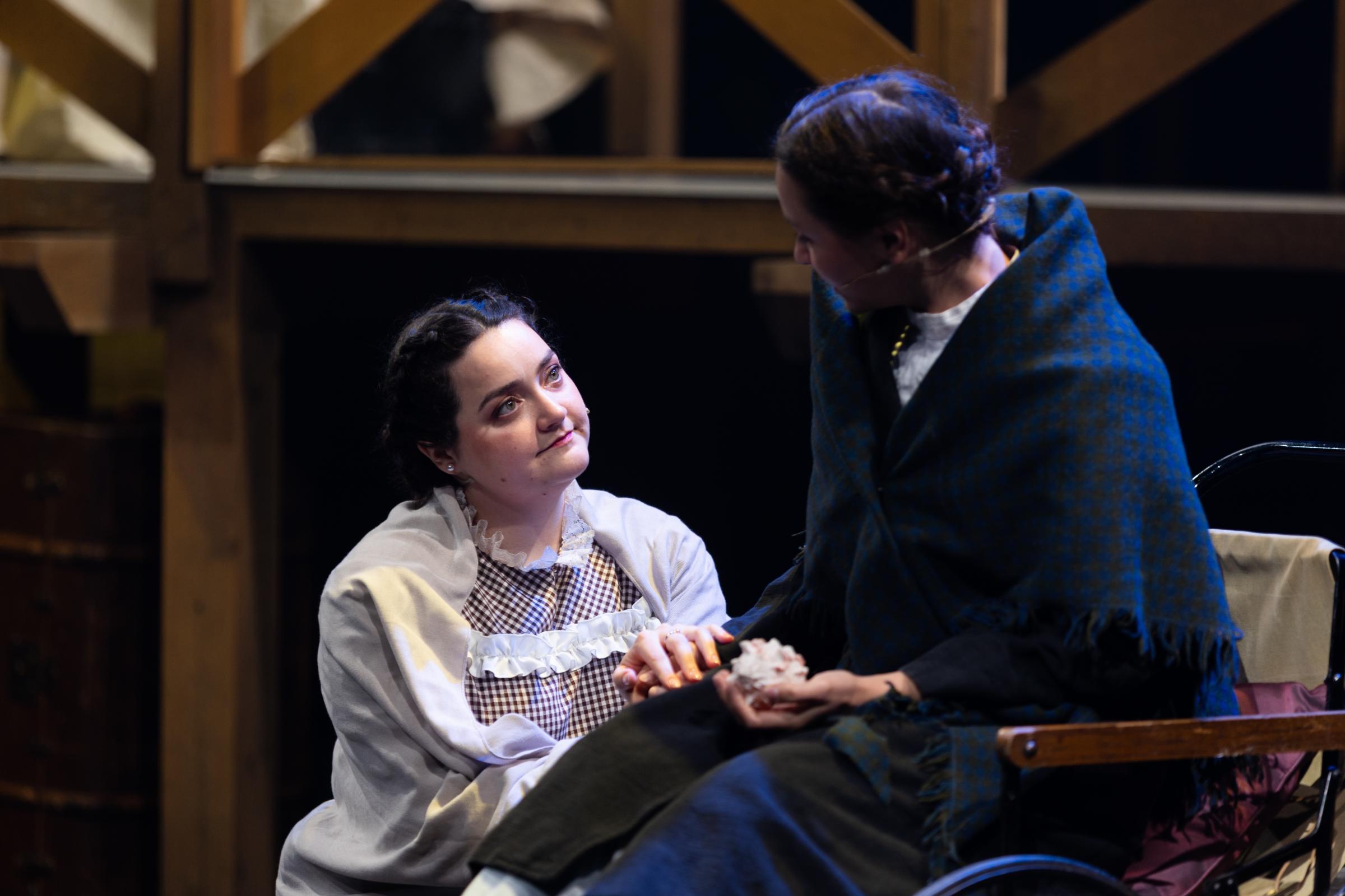 Emily Tracey as Marmee March in the Royal Conservatoire of Scotlands production of Little Women. Photo: Royal Conservatoire of Scotland/Robbie McFadzean.