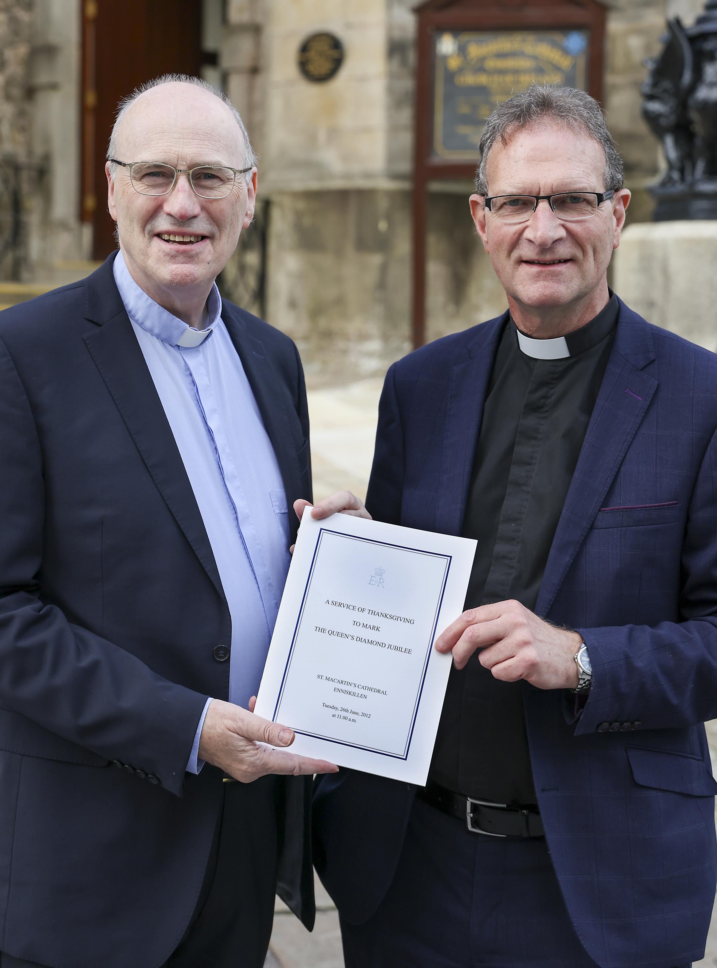 The Very Rev. Dean Kenneth Hall with Monsignor, Peter OReilly.