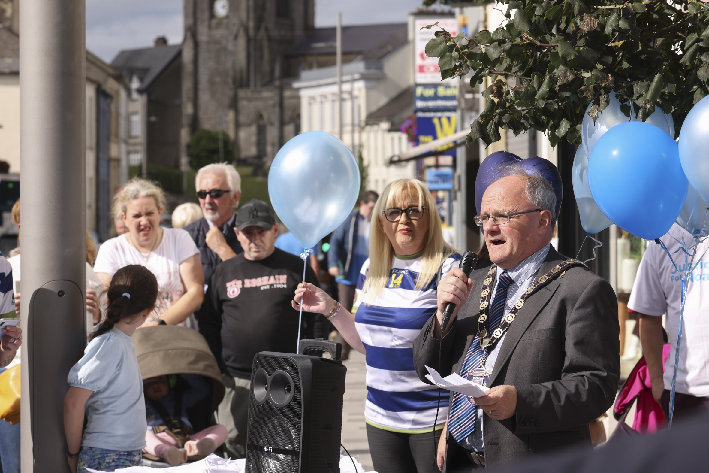 Council chair calls for transparency at Noah Donohoe protest - Vimarsana News