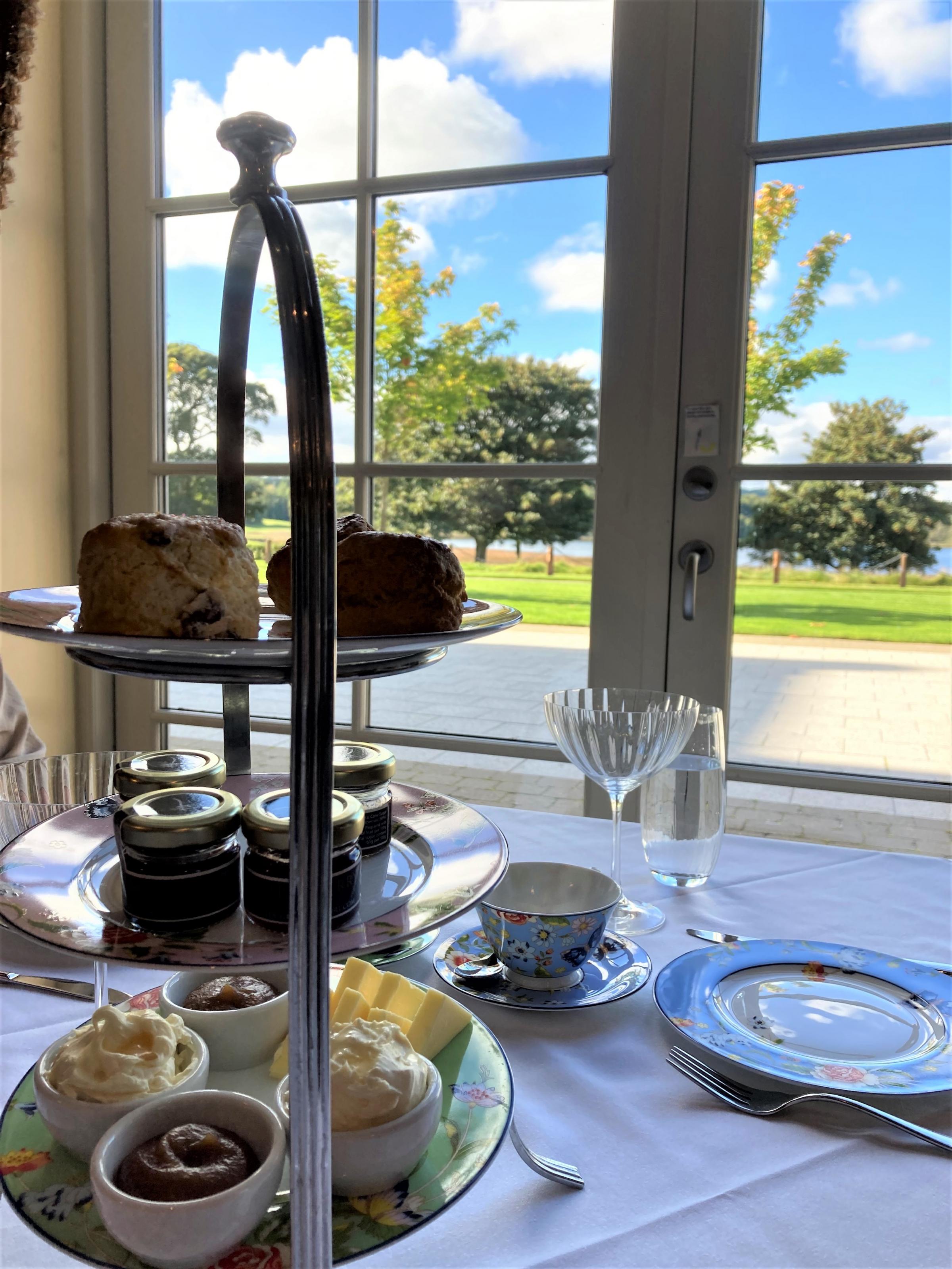 The Mind and Body Afternoon Tea served in the Lough Erne Resorts Catalina restaurant.