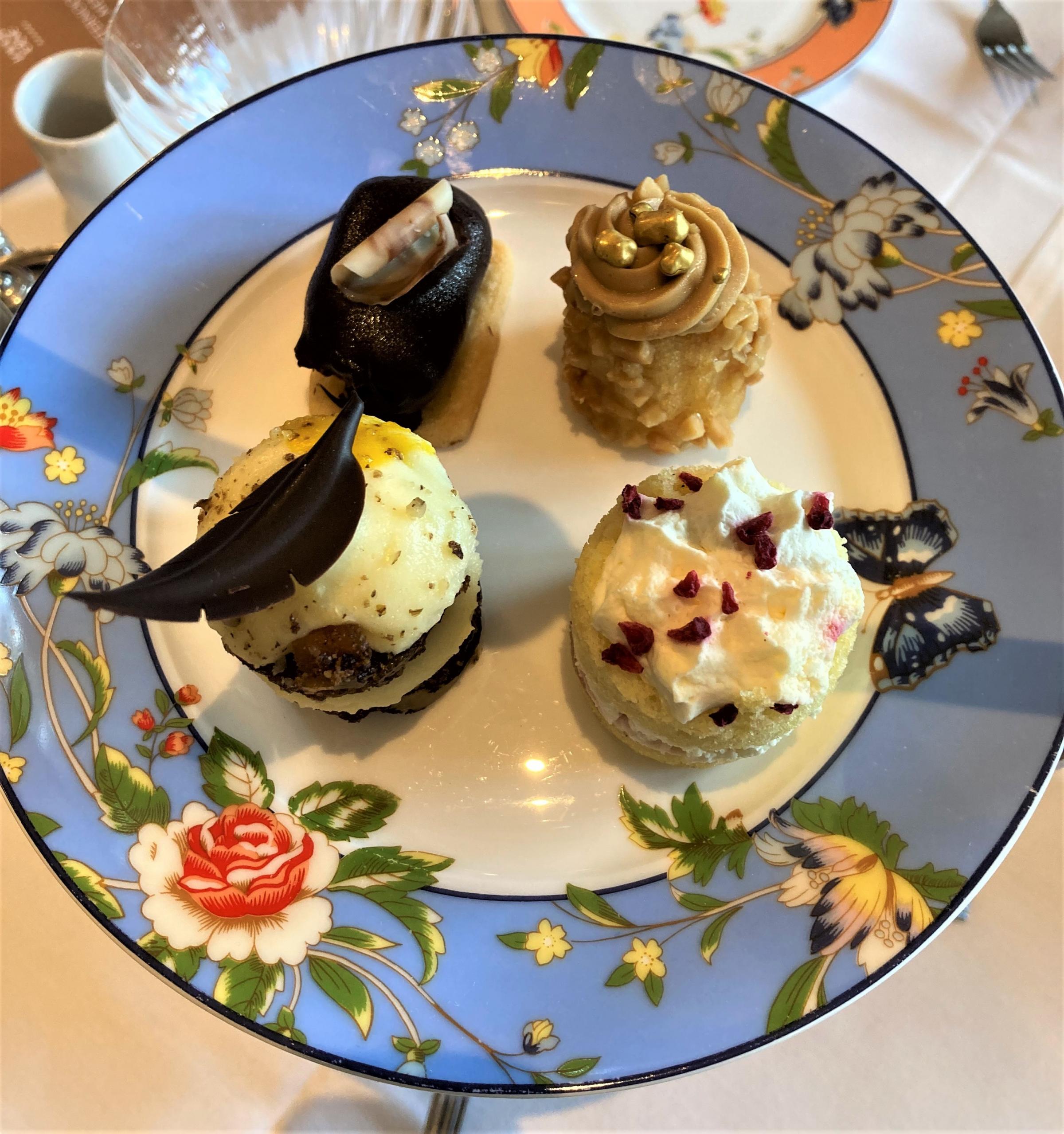 Sweet treats served as part of the Mind and Body Afternoon Tea.