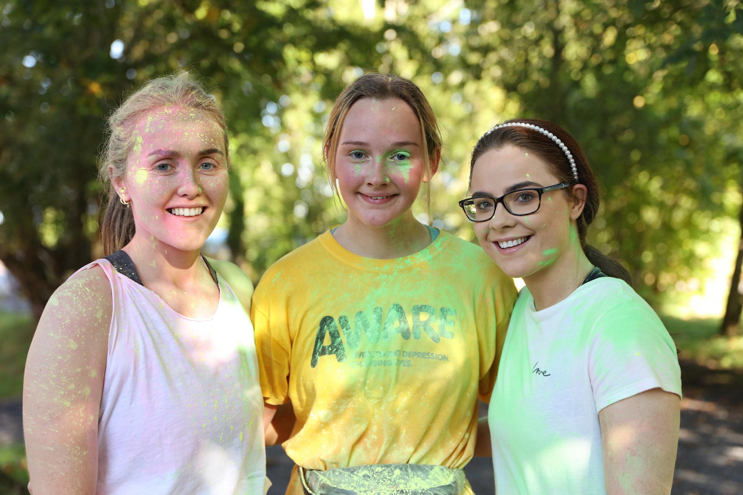 A different type of make up for Rachel McDermott, Keri Moore and Victoria Donaghy.