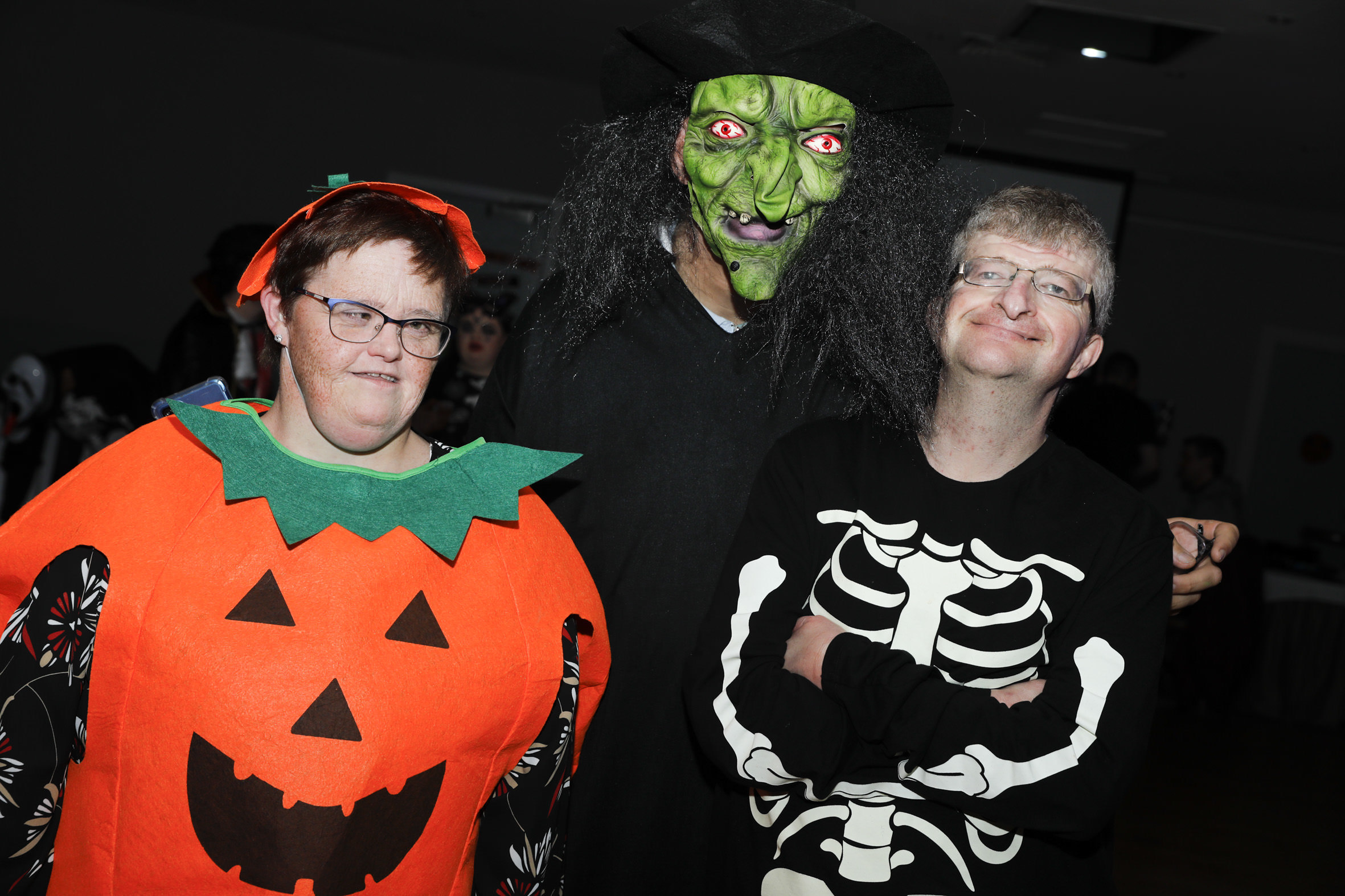 Having a fang-tastic time at the JustUs Halloween Disco. Photo: Donnie Phair.