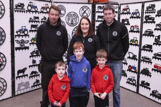 Gerard Meehan, (back right), pictured with wife Una and sons Ollie, Finn and Daire. Also included is Aidan Meehan.