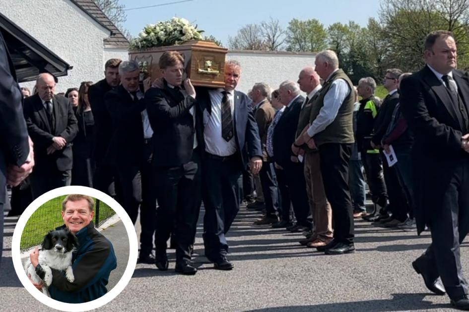 The heartbroken community of Enniskillen said farewell to the popular Jonny Gibson at his funeral earlier today, Friday, June 3.
