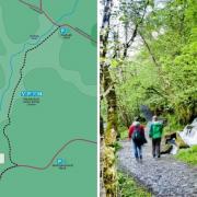 Cuilcagh Way: Walk 1 Cladagh Glen Walk. Photo Marble Arch Caves Global Geopark.