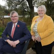 Tom Elliott and Rosemary Barton, UUP, who are standing in the forth coming election next year..