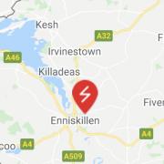 Power cut in Enniskillen.
