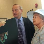Henry Robinson met the Queen during her and the Duke of Edinburgh's visit to Ballinamallard in 2002.