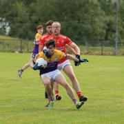 Action from Derrygonnelly's win over Belnaleck.