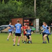 Action from Belcoo's encounter with Maguiresbridge in the league.