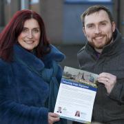 Sharon Stephens, Ethical Property Partners, with Adam Gannon, SDLP Councillor.