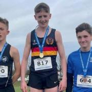 Harry McKenzie who won gold in the Junior Boys at the Ulster Schools' Cross Country Championships.