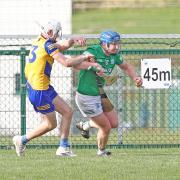 Ryan Bogue in action against Roscommon in last year's NHL Division 3A. Image: Impartial Reporter