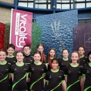 The Enniskillen Lakelanders swimmers who competed at the Jack Beattie Memorial Open.