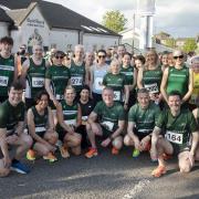 Participants from Enniskillen running club.