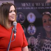Author Emma Weaver, speaking during the launch of her book, 'Mental Wealth: A Guide to Being Rich by Seeking Enrichment'.
