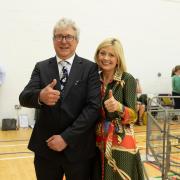 Thumbs up from the two UUP Councillors for Erne North. John McClaughry and Diana Armstrong were re-elected in the DEA.